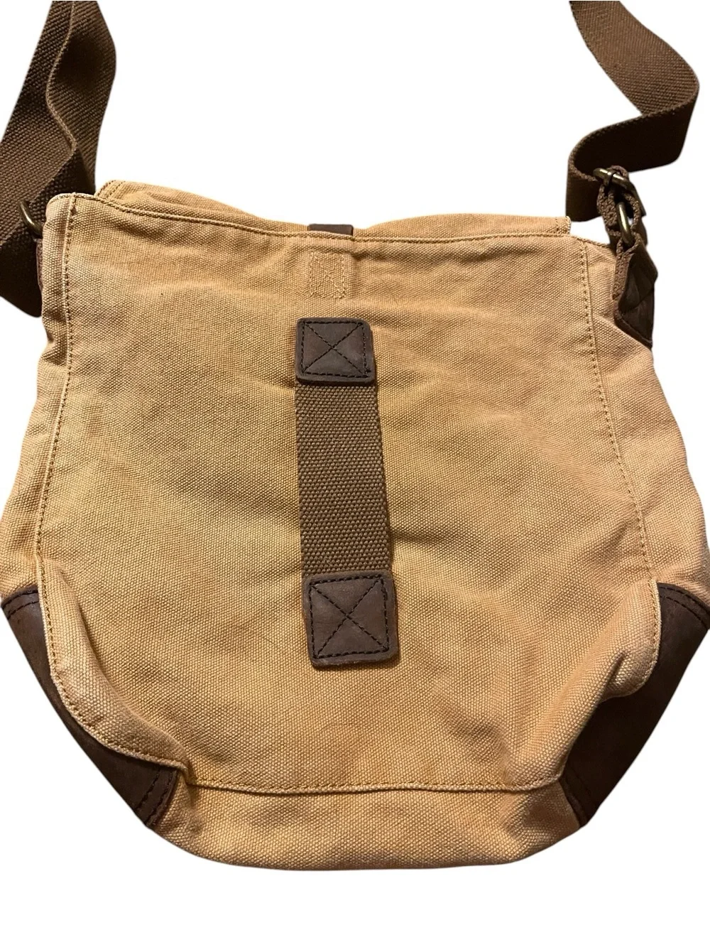 S.E. Cotton Vintage Style Canvas Crossbody/Messenger Bag